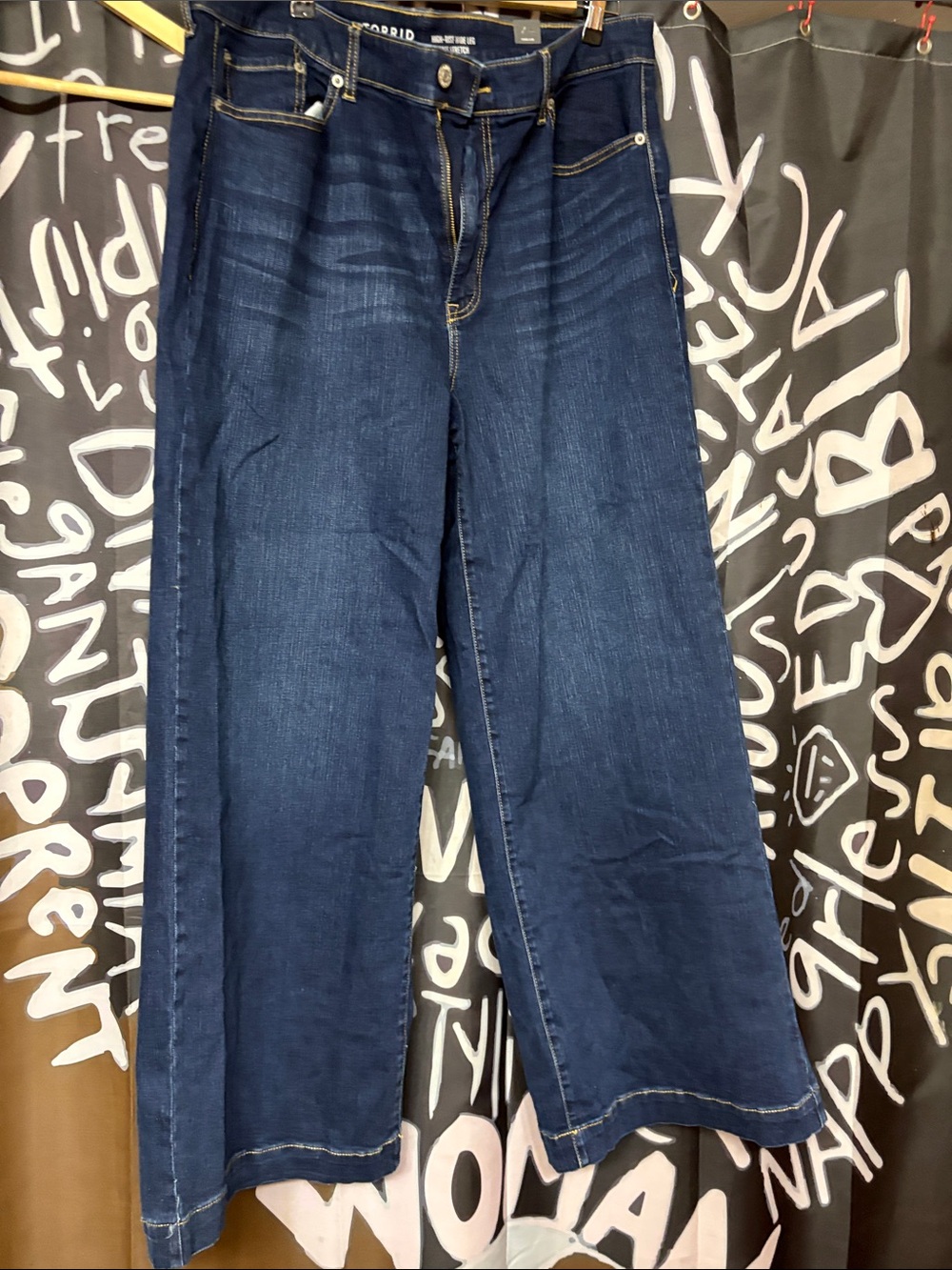 torrid Dark Indigo Wide Leg Jeans